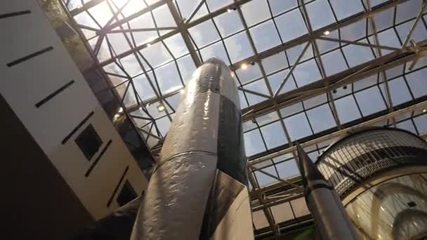 Rakétahajó Múzeumban — Stock videók