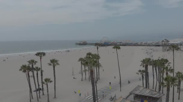 pohled na pláž Santa Monica