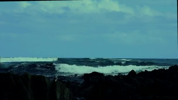 Olas Melkbosstrand Temprano Mañana — Vídeo de stock