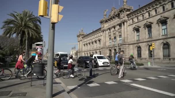 Barcelona Spain City Shots — Stock Video