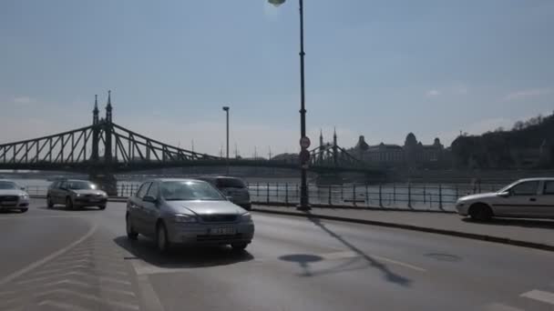 Passeggiando Strade Budapest — Video Stock