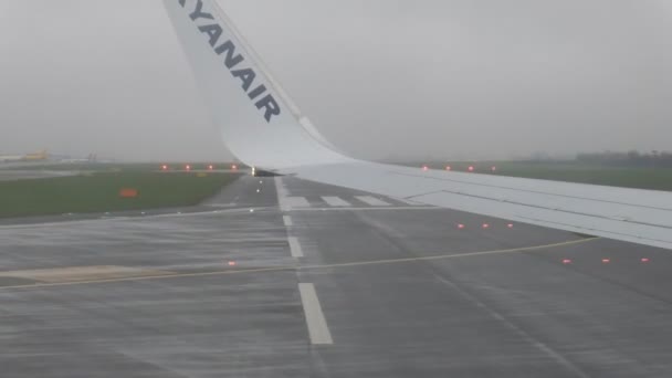 Vista Desde Ventana Avión — Vídeo de stock