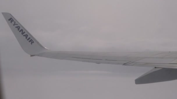 Bir Uçağın Penceresinden Bak — Stok video