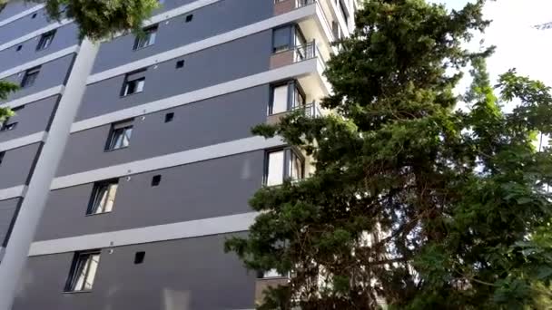 Bâtiment Moderne Vue Dessous — Video