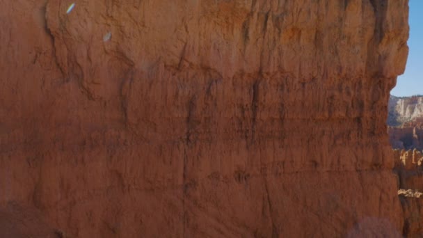 Zion Canyon Kaya Özelliklerini Gösteren Görüntüler — Stok video
