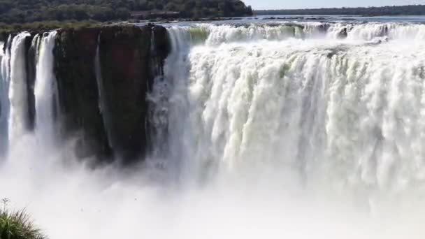 Parte Superior Una Cascada — Vídeo de stock