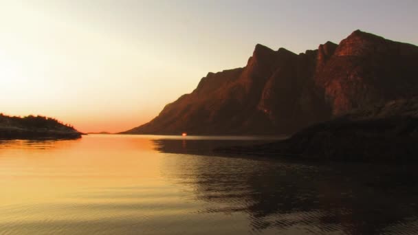 Montañas Atardecer — Vídeo de stock