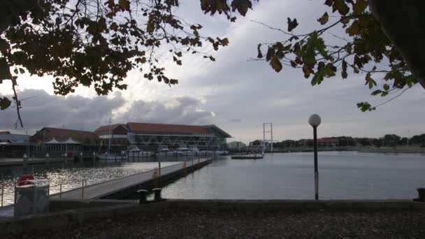 Cloudy Afternoon Reflections Boat Harbour Perth Austrália Ocidental — Vídeo de Stock