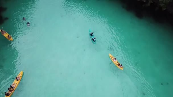 Grande Lagoa Nas Filipinas — Vídeo de Stock