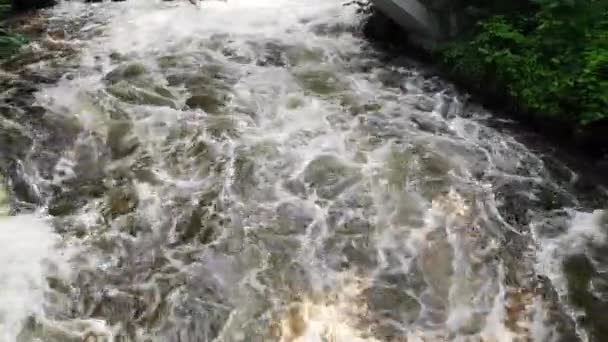 Mnのマンカトにあるミネオパの滝の美しいドローンショット — ストック動画