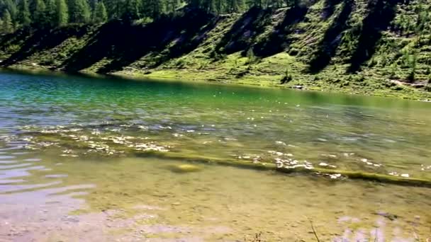 Lago Austria Una Montaña — Vídeos de Stock