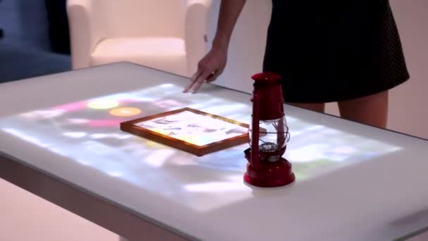 Canons Smart Table Intent Imaging Life System Photokina — стокове відео