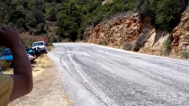 Drift Hill Climbing Race — Stockvideo