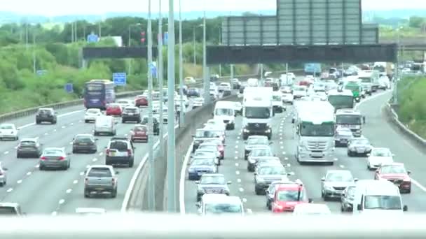 Verkehr London Tagsüber — Stockvideo