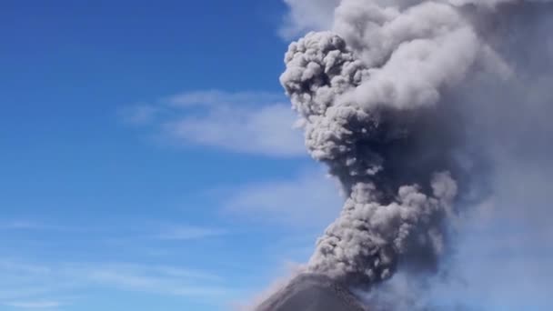 Vulcan Fuego Utbrott Guatemala — Stockvideo