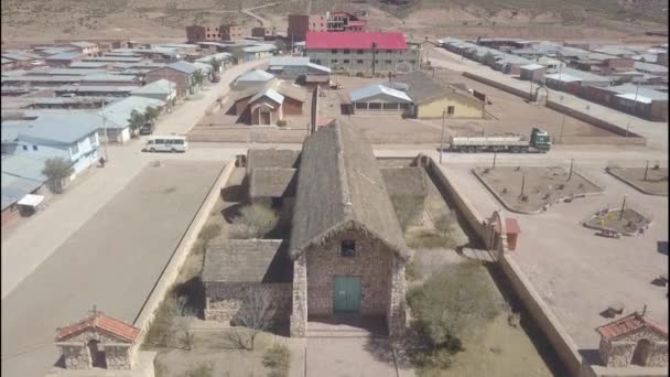 Igreja San Cristobal Uyuni Bolívia — Vídeo de Stock