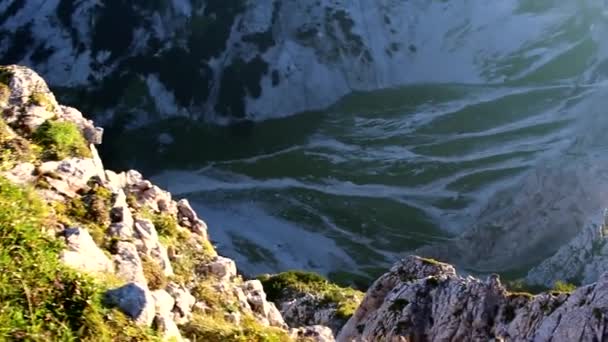 Vista Desde Una Montaña Austria — Vídeos de Stock