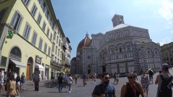 Santa Maria Del Fiore Florenz — Stockvideo