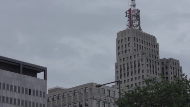 Das Gebäude Der Nationalbank Von Paul — Stockvideo