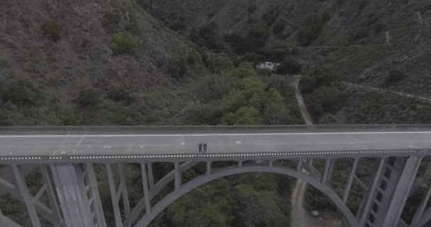 Tiro Con Dron Fresco Big Sur — Vídeos de Stock