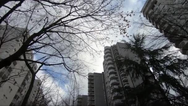 Edifícios Sobre Céu Azul Paris — Vídeo de Stock