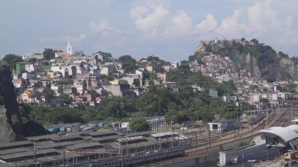 Doprava Centru Rio Janeiro Brazílie — Stock video