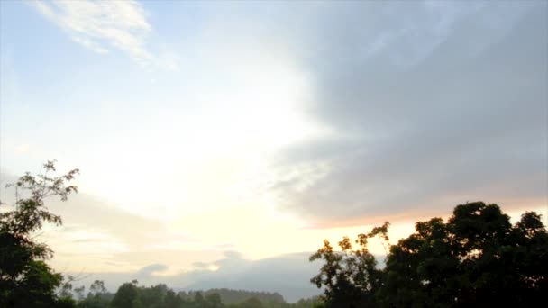 Východ Slunce Doi Ian Chiang Rai Timelapse — Stock video