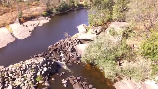 Υπέροχο Τοπίο Στο Ποτάμι — Αρχείο Βίντεο