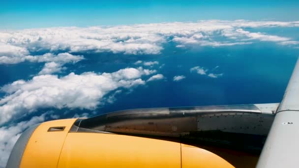 Ciel Depuis Siège Avion Fenêtre — Video