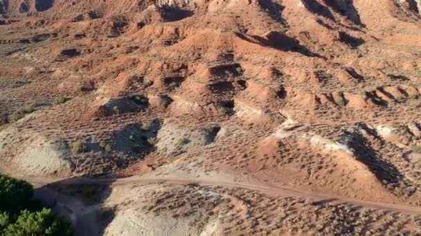 Panning Abertura Tiro Zion Parque Nacional Canyon Range — Vídeo de Stock