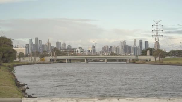 Parcul Fluvial Maribyrnong Este Unul Dintre Cele Mai Frumoase Destul — Videoclip de stoc