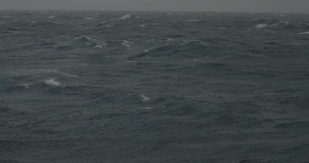 Zeitlupenbilder Von Der Überquerung Der Drake Passage Die Antarktis Einem — Stockvideo