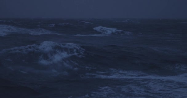 Immagini Rallentatore Attraversare Drake Passage Antartide Durante Una Tempesta Una — Video Stock