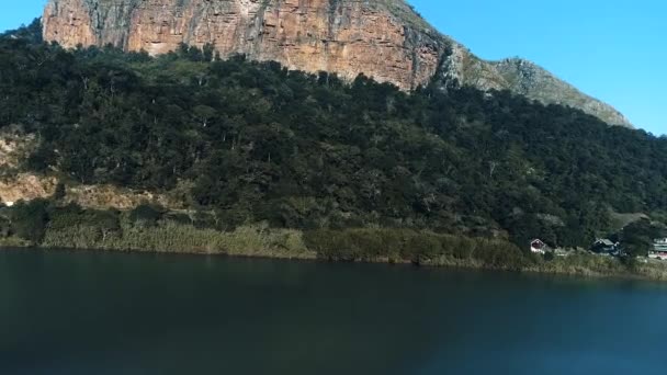 Drone Vista Panorámica Port Saint John Sudáfrica Coches Disparar Con — Vídeo de stock