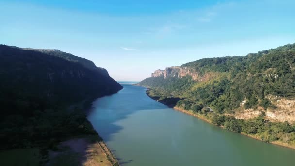 Drohnen Skyview Von Port Saint John Südafrika Autos Schießen Mit — Stockvideo