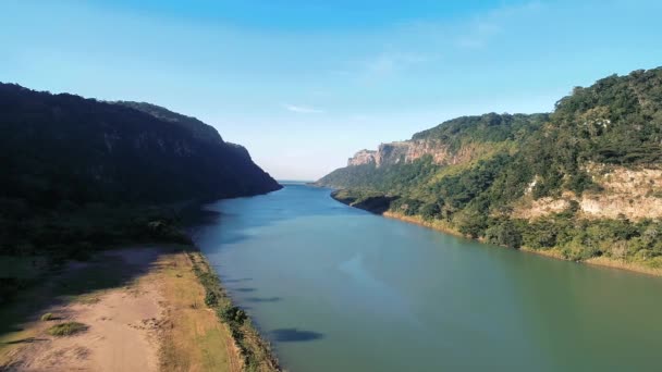 Drone Vista Panorámica Port Saint John Sudáfrica Coches Disparar Con — Vídeos de Stock