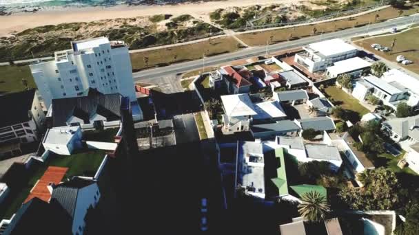 Drone Vista Cielo Port Elizabeth Sud Aficar Auto Sparare Con — Video Stock