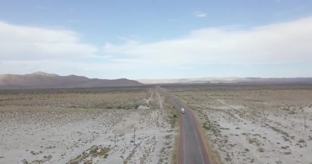 Disparos Aviones Tripulados Cerca Cordillera Capitán Nuevo México — Vídeos de Stock