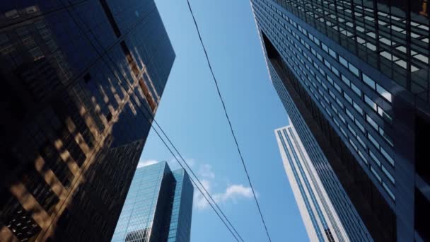 Timelapse Rascacielos Centro Toronto — Vídeo de stock