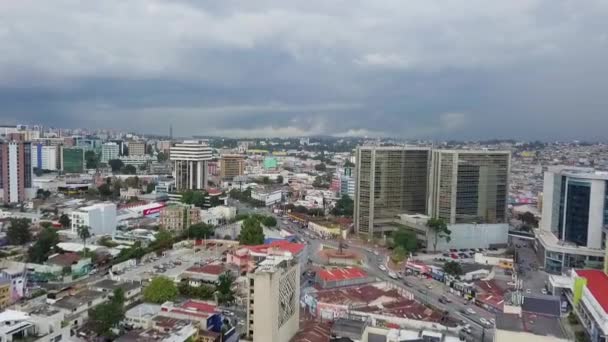 Vista Aérea Zona Ciudad Guatemala Durante Día — Vídeo de stock