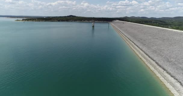 Video Aereo Del Canyon Lake Nella Città Canyon Lake Texas — Video Stock