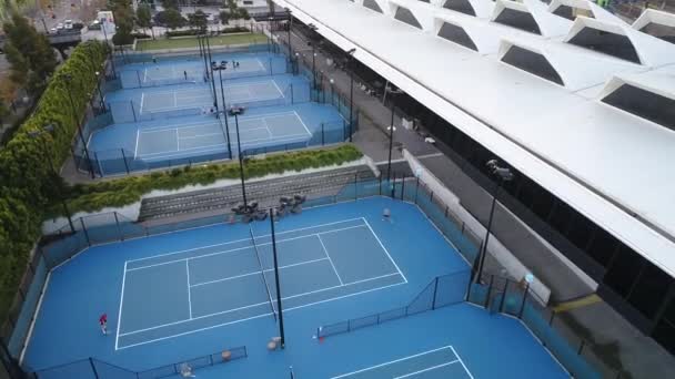 Melbourne Park Centro Tenis — Vídeos de Stock