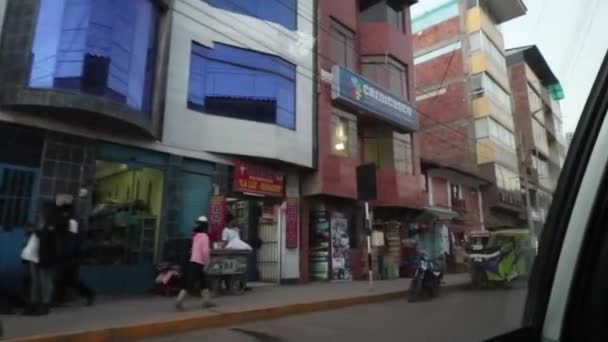 Conduciendo Través Una Ciudad Brasil — Vídeo de stock