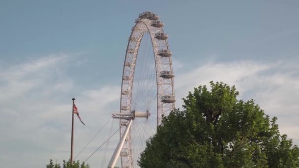 Filmación Parte Lote Tomas Tomadas Londres Durante Hora Dorada Noche — Vídeo de stock