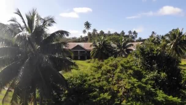 Verlassenes Resort Rarotonga — Stockvideo