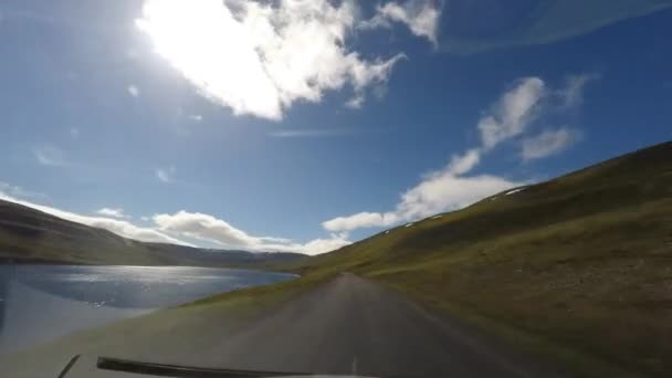 Secuencias Del Timelapse Conducción Iceland — Vídeos de Stock