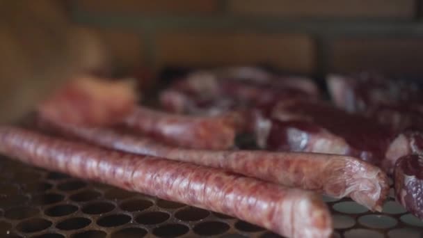 Cozinha Churrasqueira Para Verão Movimento Porca — Vídeo de Stock
