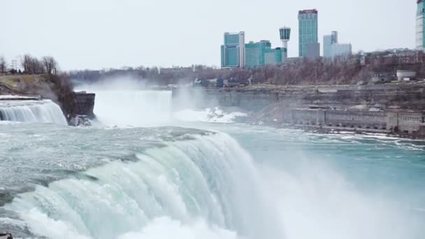 Niagara Falls Bliska — Wideo stockowe