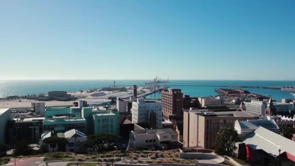 Filmación Port Elizabeth Una Las Ciudades Más Grandes Sudáfrica Final — Vídeos de Stock