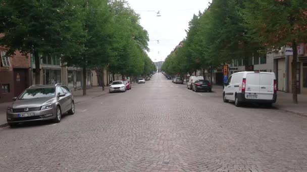 Calle Ciudad Vacía — Vídeos de Stock